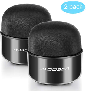【Vero Suono Stereo】 moosen Abbinamento di due Altoparlanti form HD Surround Suono Stereo Cassa Bluetooth, TWS Altoparlante Bluetooth Wireless Portatile per Casa Festa Film TV Outdoor - 2 pack