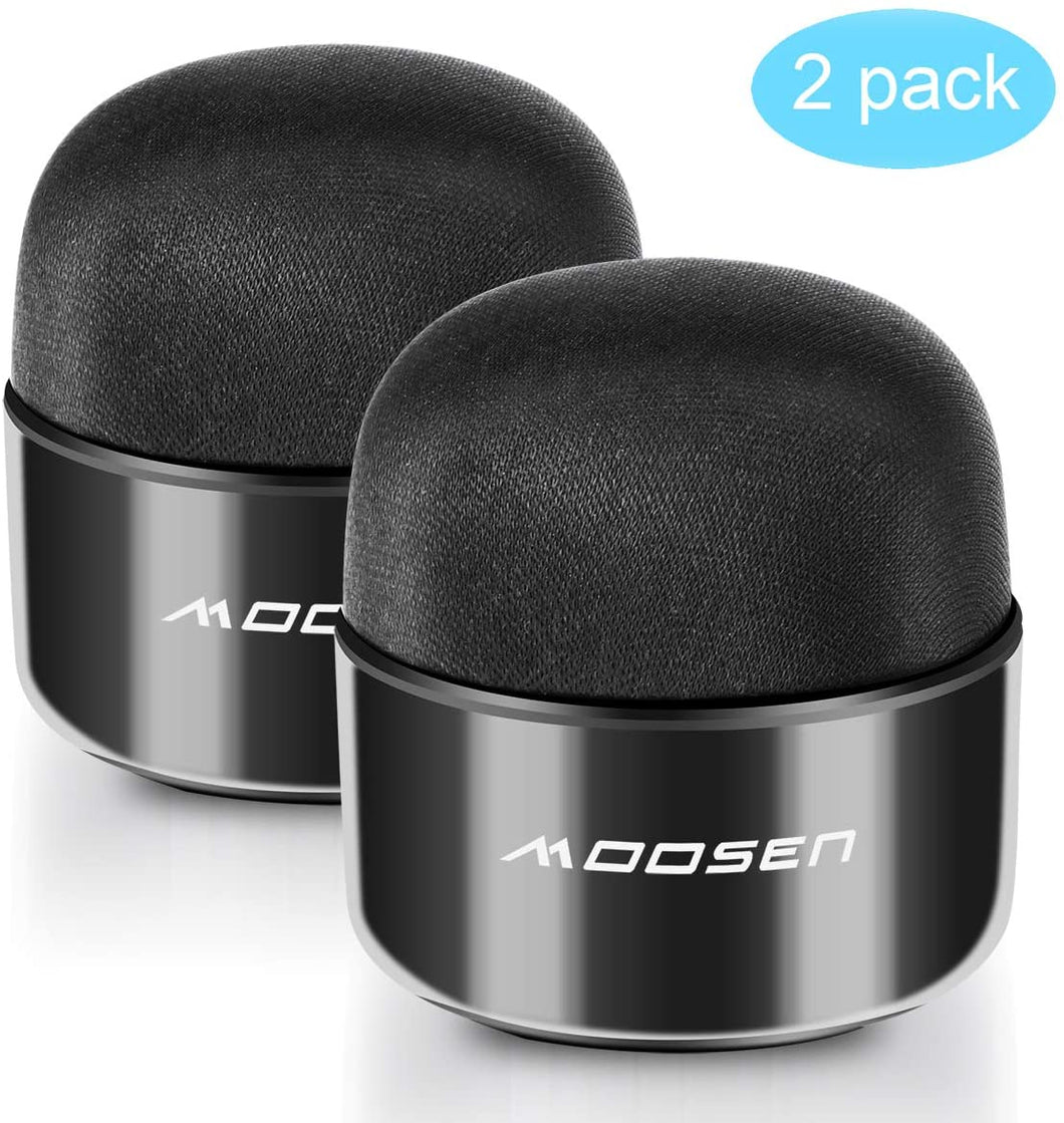 【Vero Suono Stereo】 moosen Abbinamento di due Altoparlanti form HD Surround Suono Stereo Cassa Bluetooth, TWS Altoparlante Bluetooth Wireless Portatile per Casa Festa Film TV Outdoor - 2 pack