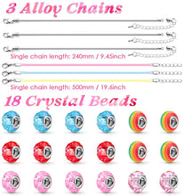 Carica l'immagine nel visualizzatore di Gallery, Lenski 3 Pièces Bracelet Fille - Unicorno Idee per Regali Originali Idee Regalo Ragazza per Ragazza Idee Regalo Natale Perline per Braccialetti Idee Regalo Donna Ragazze Regalo Bambina 6-12 Anni