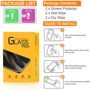 Vetro Temperato per Samsung Galaxy Note 9,【2 pezzi】Pellicola Protettiva Durezza 9H, Resistente ai Graffi, Tocco Sensibile, Vetro Protezione Proteggi Schermo per Samsung Note 9 Schermo in Vetro