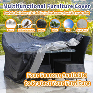 Copertura Tavolo da Giardino Bolerton, Copertina Protettiva 200 x 160 x 70cm - Ilgrandebazar