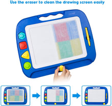 Carica l'immagine nel visualizzatore di Gallery, SGILE Grande Lavagna Magnetica per Bambini 2, 3, 4 Anni, Tavola da Disegno Cancellabile Lavagnetta Magica, Giocattoli Educativi, Regalo per Bambini, Portatile