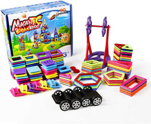 Carica l'immagine nel visualizzatore di Gallery, infinitoo Blocchi Costruzioni Magnetiche 146 Pezzi Puzzle Costruzioni Magnetiche Kit di Blocchi Magnetici per Sviluppare l'Intelligenza e la Memoria di Bambini