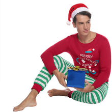 Carica l'immagine nel visualizzatore di Gallery, Aibrou Pigiami Famiglia Natale Set, Pigiama Natalizio per Famiglia Manica Lunga+Pantaloni, Pigiama Famiglia Coordinati Natale per papà Mamma Bambini