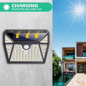 Lampade Solari Led Esterno,【2020 Ultimi Modelli 118 Bianco
