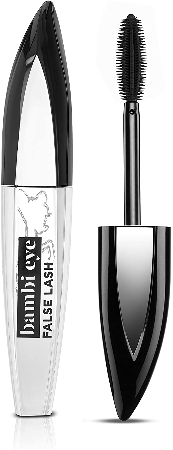 L'Oréal Paris MakeUp Mascara Ciglia Finte Bambi Eye, Effetto Ciglia Finte, Volumizzante e Incurvante, Scovolino che Apre lo Sguardo, Extra Black, 8.9 ml Confezione da 1