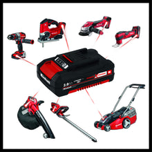 Carica l&#39;immagine nel visualizzatore di Gallery, Einhell 4511488 PXC-Twinpack 2,0 Ah Batteria, Rosso, Nero Rot, Schwarz - Ilgrandebazar