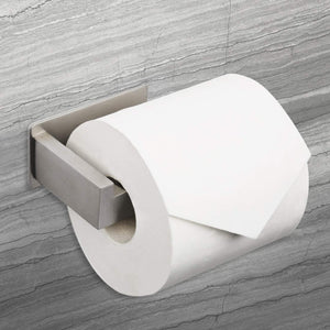 Hausprofi Porta Carta Igienica in Acciaio Inox - Argento Spazzolato - Ilgrandebazar