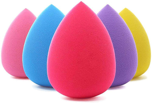 BEAKEY 5 pz Set di trucco spugna Blender beauty, fondotinta spugnetta, ottimo per liquidi, creme e polveri, multi colore trucco spugne