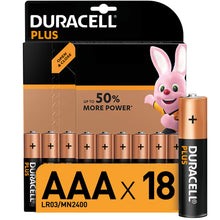 Carica l'immagine nel visualizzatore di Gallery, Duracell Plus AAA, Batterie Ministilo Alcaline, Confezione da 12 pacco del... - Ilgrandebazar