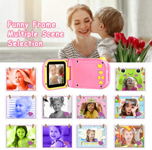 Carica l'immagine nel visualizzatore di Gallery, Fotocamera per Bambini Giocattolo Videocamera Digitale per Bambini Giocattolo per Bambini Schermo HD da 2.4 pollici 1080P con 32 GB TF Card Giocattoli da Regalo da 3 a 12 anni Ragazzi e Ragazze (rosa)