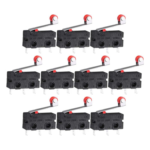 Winomo - Mini interruttore a leva, Taglia unica, Schwarz, rot, Silber Ton - Ilgrandebazar