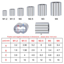 Carica l&#39;immagine nel visualizzatore di Gallery, WiMas 240pcs doppia ghiera piegatura loop manica alluminio manicotti, kit di... - Ilgrandebazar