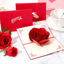 Carica l&#39;immagine nel visualizzatore di Gallery, 4 Pezzi San Valentino Biglietto di Auguri 3D Biglietti d&#39;Auguri Romantici... - Ilgrandebazar