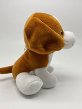 Carica l&#39;immagine nel visualizzatore di Gallery, Beagle in peluche qualità SUPER SOFT (Marrone, Bianco)