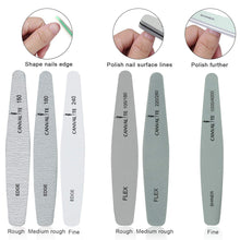 Carica l&#39;immagine nel visualizzatore di Gallery, Set 6 Lima Unghie Professionale Gel Acrilico Manicure Buffer Lime Unghie... - Ilgrandebazar