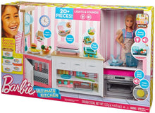 Carica l&#39;immagine nel visualizzatore di Gallery, Barbie FRH73 - Cucina da Sogno con Bambola, 5 Aree di Gioco, Pasta Modellabile, Luci e Suoni, Giocattolo per Bambini 4 + Anni