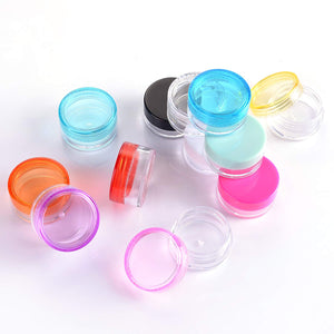 60 Pezzi Contenitori Cosmetici, 5g Vasetti Barattolo di Plastica One Color - Ilgrandebazar