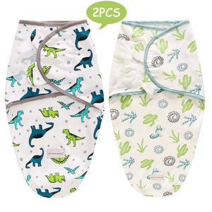SaponinTree Copertina Neonati Cotone, 2 Pezzi Swaddle Coperta Neonato...