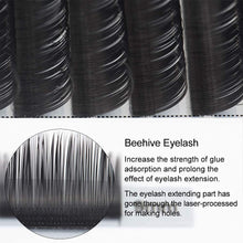 Carica l'immagine nel visualizzatore di Gallery, NAGARAKU Extension Ciglia Individuali Lavorato al Laser Che Dura di Più Attaccamento Più Veloce Ciglia finte Morbido e Flessibile Forniture per Extension Ciglia Professionali（012 C 8mm） 8mm 0.12 C curl