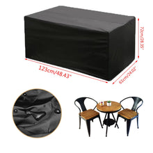Carica l&#39;immagine nel visualizzatore di Gallery, king do way Copertura per Mobili da Giardino - Telo 123 x 61 x 72 cm, Nero - Ilgrandebazar