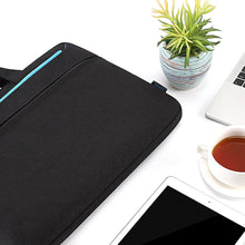 Carica l&#39;immagine nel visualizzatore di Gallery, DOMISO 15.6 Pollici Borsa a Tracolla per Laptop Impermeabile Cartella Borsa Porta PC con Manico per 15.6&quot; Lenovo Yoga Chromebook/ThinkPad T580/Asus ROG Zephyrus GX501/HP Pavilion 15/Acer Swift 3,Nero 15.6 Pollici Nero