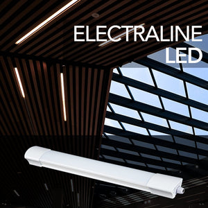 Electraline 65060 Barra Luminosa LED da Esterno, Plafoniera Bianco - Ilgrandebazar