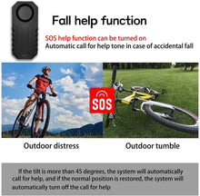 Carica l&#39;immagine nel visualizzatore di Gallery, Allarme bicicletta KINOEE, antifurto senza fili Allarme antifurto per bici Moto Mobilità auto Scooter Veicoli Finestrino, 113db Super rumoroso e impermeabile (telecomando incluso)