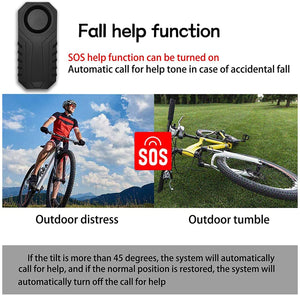 Allarme bicicletta KINOEE, antifurto senza fili Allarme antifurto per bici Moto Mobilità auto Scooter Veicoli Finestrino, 113db Super rumoroso e impermeabile (telecomando incluso)
