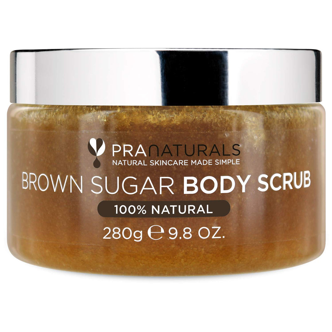 PraNaturals Scrub corpo allo zucchero di canna - esfoliante naturale -...