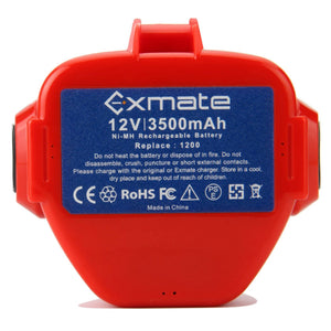 Exmate 12V 3.5Ah Batteria per Makita PA12 1220 1222 1233 1200... - Ilgrandebazar