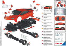 Carica l&#39;immagine nel visualizzatore di Gallery, Ravensburger 11238 Puzzle 3D, Lamborghini Huracán Evo, 108 Pezzi, Età Consigliata 8+, Puzzle Ravensburger Alta Qualità