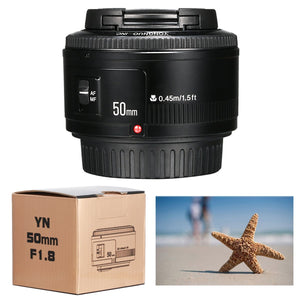Yongnuo YN 50mm F/1.8 AF/MF Large Aperture Auto Focus Lens Per Canon - Ilgrandebazar