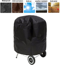 Carica l&#39;immagine nel visualizzatore di Gallery, Gifort 70*75cm Copertura Barbecue, Impermeabile Telo Protettivo Per Barbecue Grill Campana Protezione (Nero)