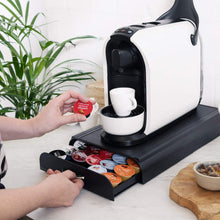 Carica l&#39;immagine nel visualizzatore di Gallery, Navaris Cassetto Porta Cialde caffè - Contenitore 50x Capsule ESE ø ca. Nero - Ilgrandebazar