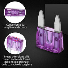 Carica l&#39;immagine nel visualizzatore di Gallery, Rovtop 150pcs Mini Fusibili Auto +1Clip (2A 3A 5A 7.5A 10A 15A 20A 25A 30A... - Ilgrandebazar
