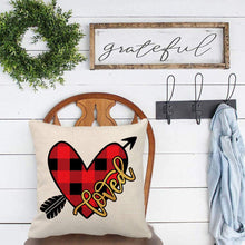 Carica l&#39;immagine nel visualizzatore di Gallery, WENTS Cuscino San Valentino 4PCS Red Love Federa per 45 x 45 cm - Ilgrandebazar