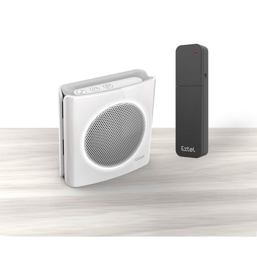 Extel 081748 estensione Suonerie universale senza fili bianco 200 m, Bianco - Ilgrandebazar