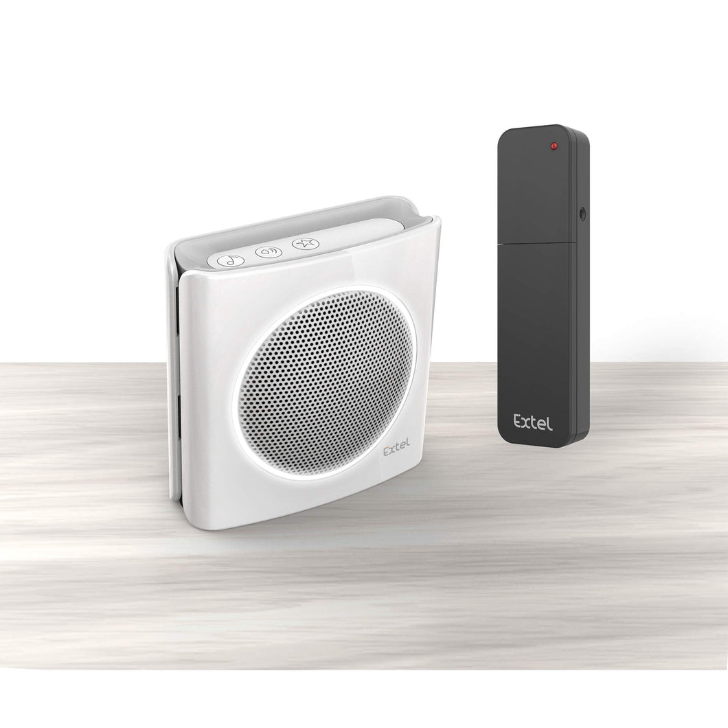 Extel 081748 estensione Suonerie universale senza fili bianco 200 m, Bianco - Ilgrandebazar