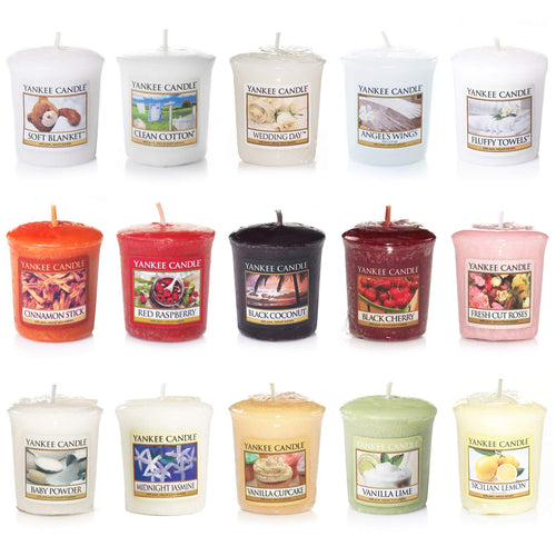 Yankee Candle set di 15 candele, fragranze Set of 15, Fragranze Assortite. - Ilgrandebazar