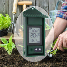 Carica l&#39;immagine nel visualizzatore di Gallery, Termometro digitale per serra, monitorare la temperatura massima e Verde. - Ilgrandebazar