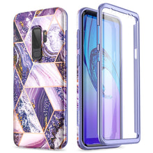 Carica l'immagine nel visualizzatore di Gallery, SURITCH for Samsung S9 Plus Case with Built-in Screen Protector 360 Degree Full Body Protection Cover Bumper Shockproof Non Slip Case for Samsung Galaxy S9 Plus(Purple)