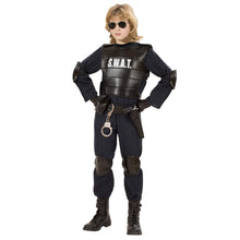 Carica l'immagine nel visualizzatore di Gallery, Costume Bambino Agente s.w.a.t. Taglia 140 cm / 8-10 140 / Anni, Nero - Ilgrandebazar