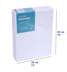 EXERZ Set da 5 tele per pittura/ Tele d'artista 40x30cm - 5 pezzi, Bianco - Ilgrandebazar