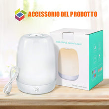 Carica l'immagine nel visualizzatore di Gallery, Lampada da Comodino LED, Tanbaby Lampada Notturna LED con 3 Luminosità di Luce Calda+ Luce Muliticolore Regolabile RGB Lampada da Comodino per camera da letto, soggiorno, ufficio, esterno e festa