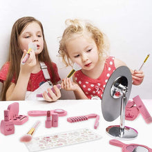 Carica l'immagine nel visualizzatore di Gallery, NextX Set Trucco in Legno per Bambine, -14 Pezzi Ragazze Finta Set Trucco, Set Trucco per Bambine Giocattoli per Bambine