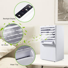 Carica l&#39;immagine nel visualizzatore di Gallery, COMLIFE Aria Condizionata Portatile Climatizzatore Ventilatore da Tavolo 3 velocità Silenziosa 3 in 1 di Nebbia Umidificatore Purificatore d&#39;Aria