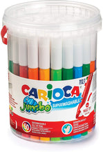 Carica l'immagine nel visualizzatore di Gallery, Carioca 42312 - Jumbo Confezione 50 Pennarelli, Punta Maxi 6 mm, Formato Scorta