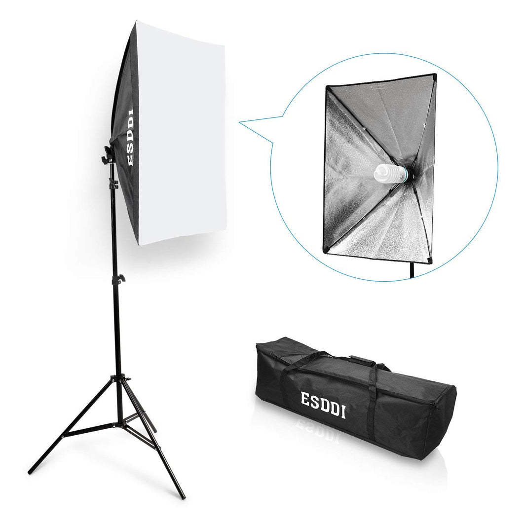 ESDDI Softbox Set Luci Studio Fotografico Luce Continua Kit 85W 1 set - Ilgrandebazar