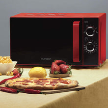Carica l&#39;immagine nel visualizzatore di Gallery, Oursson Forno a Microonde Rosso con Sportello a Specchio MM2005/RD, 20 litri, 700 Watt, 4 anni di garanzia